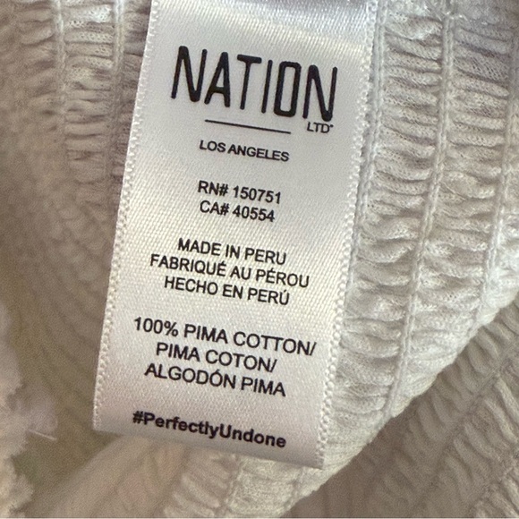 NATION LTD Laila Snap Corset Tee T-Shirt REVOLVE - Picture 11 of 11